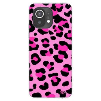 Picasee silikonowe przeźroczyste etui na Xiaomi Mi 11 - Pink Tiger