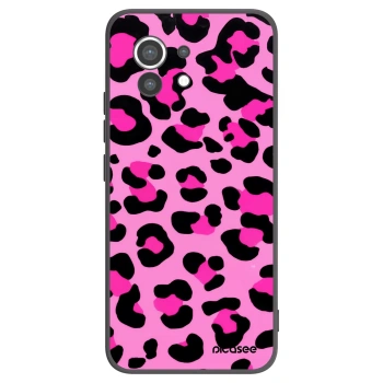 Picasee silikonowe czarne etui na Xiaomi Mi 11 - Pink Tiger