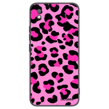 Picasee silikonowe czarne etui na Xiaomi Redmi 9AT - Pink Tiger