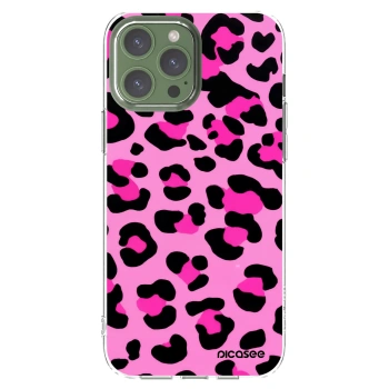 Picasee silikonowe przeźroczyste etui na Apple iPhone 13 Pro Max - Pink Tiger