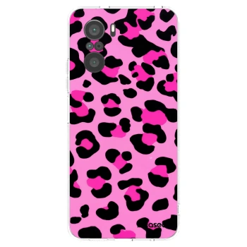 Picasee silikonowe przeźroczyste etui na Xiaomi Poco F3 - Pink Tiger