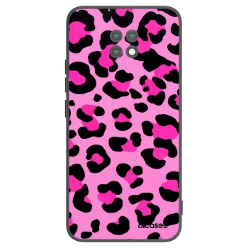 Picasee silikonowe czarne etui na Xiaomi Redmi Note 9T - Pink Tiger