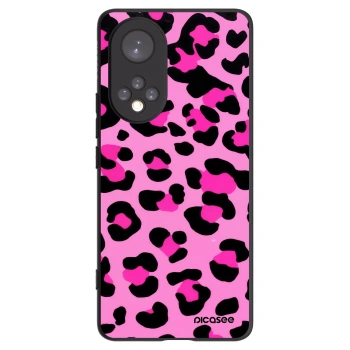 Picasee silikonowe czarne etui na Honor 50 5G - Pink Tiger