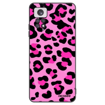 Picasee silikonowe czarne etui na Xiaomi Redmi Note 11 - Pink Tiger