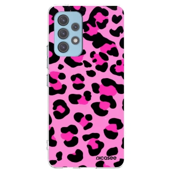 Picasee silikonowe przeźroczyste etui na Samsung Galaxy A53 5G A536 - Pink Tiger