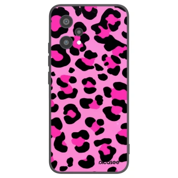 Picasee silikonowe czarne etui na Realme 9 Pro 5G - Pink Tiger