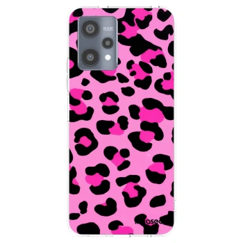 Picasee silikonowe przeźroczyste etui na Realme 9 Pro 5G - Pink Tiger
