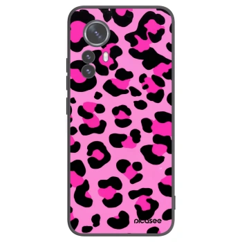 Picasee silikonowe czarne etui na Xiaomi 12 Pro - Pink Tiger
