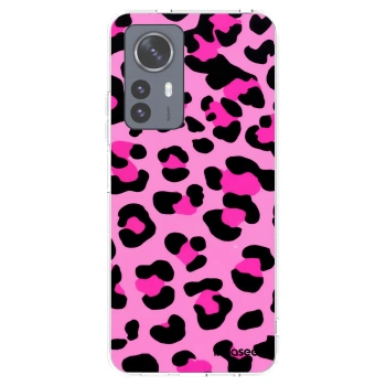 Picasee silikonowe przeźroczyste etui na Xiaomi 12 Pro - Pink Tiger