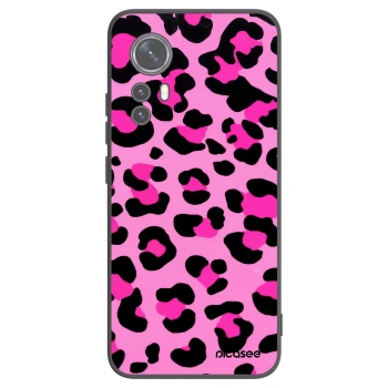 Picasee silikonowe czarne etui na Xiaomi 12X - Pink Tiger