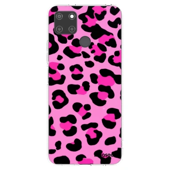 Picasee silikonowe przeźroczyste etui na Realme C21Y - Pink Tiger