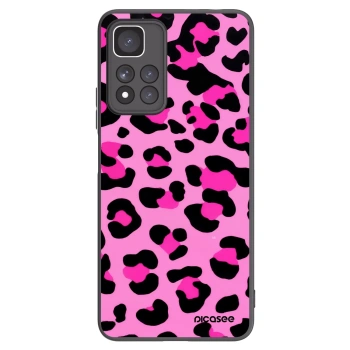 Picasee silikonowe czarne etui na Xiaomi Redmi Note 11 Pro+ 5G - Pink Tiger