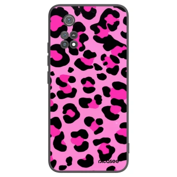 Picasee silikonowe czarne etui na Xiaomi Poco M4 Pro - Pink Tiger