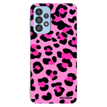 Picasee silikonowe przeźroczyste etui na Samsung Galaxy A23 A235F 4G - Pink Tiger
