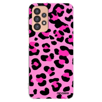 Picasee silikonowe przeźroczyste etui na Samsung Galaxy A23 A236B 5G - Pink Tiger