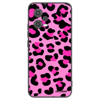 Picasee silikonowe czarne etui na Xiaomi Poco X5 - Pink Tiger