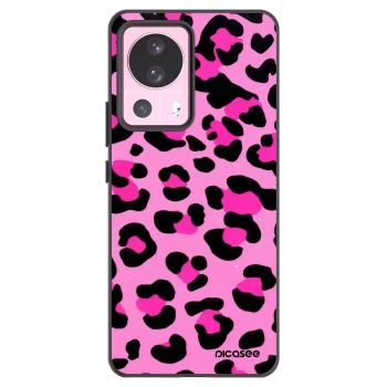 Picasee silikonowe czarne etui na Xiaomi 13 Lite - Pink Tiger