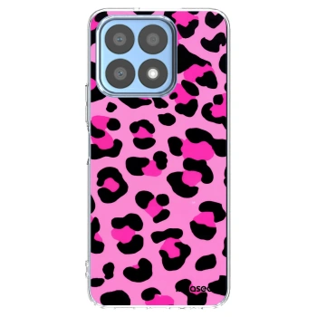 Picasee silikonowe przeźroczyste etui na Honor X8a - Pink Tiger