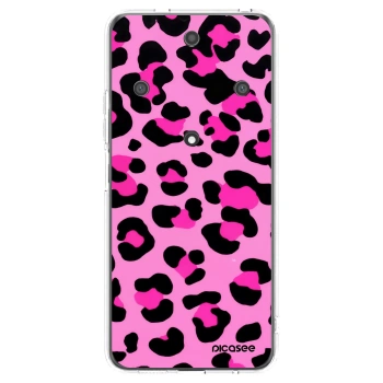 Picasee silikonowe przeźroczyste etui na Honor Magic5 Lite 5G - Pink Tiger