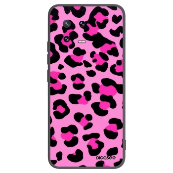 Picasee silikonowe czarne etui na Xiaomi 13 Pro - Pink Tiger