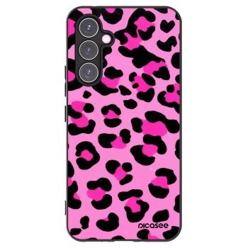 Picasee silikonowe czarne etui na Samsung Galaxy A54 5G A546B - Pink Tiger