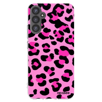 Picasee silikonowe przeźroczyste etui na Samsung Galaxy A34 5G A346B - Pink Tiger