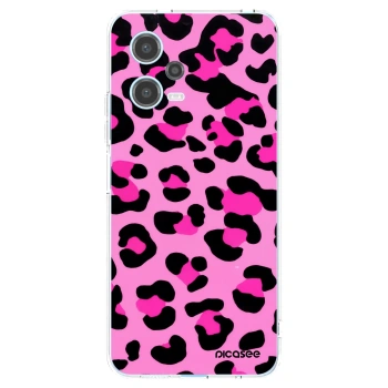 Picasee silikonowe przeźroczyste etui na Xiaomi Redmi Note 12 5G - Pink Tiger