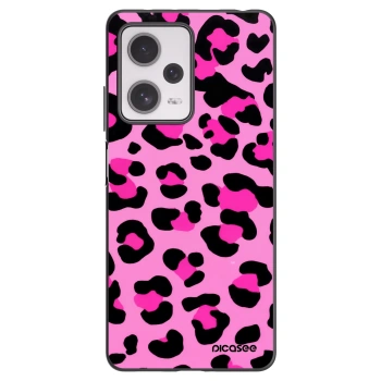 Picasee silikonowe czarne etui na Xiaomi Redmi Note 12 Pro+ 5G - Pink Tiger