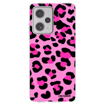 Picasee silikonowe przeźroczyste etui na Xiaomi Redmi Note 12 Pro+ 5G - Pink Tiger