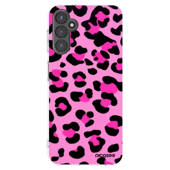 Picasee silikonowe przeźroczyste etui na Samsung Galaxy A14 4G A145R - Pink Tiger