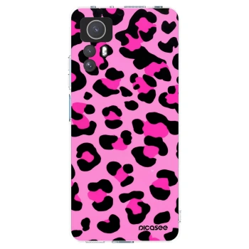 Picasee silikonowe przeźroczyste etui na Xiaomi Redmi Note 12S - Pink Tiger