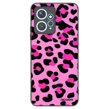 Picasee silikonowe czarne etui na Xiaomi Redmi Note 12 4G - Pink Tiger
