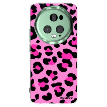 Picasee silikonowe przeźroczyste etui na Honor Magic5 Pro - Pink Tiger