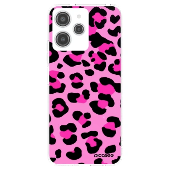Picasee silikonowe przeźroczyste etui na Xiaomi Redmi 12 4G - Pink Tiger