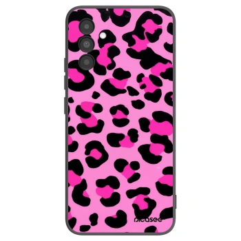 Picasee silikonowe czarne etui na Samsung Galaxy A04s A047F - Pink Tiger
