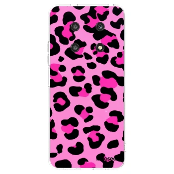 Picasee silikonowe przeźroczyste etui na Honor Magic4 Lite 5G - Pink Tiger