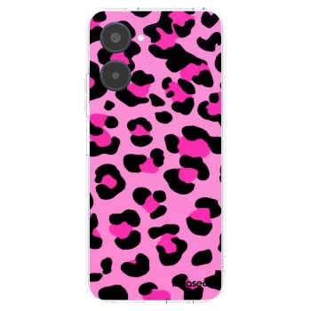 Picasee silikonowe przeźroczyste etui na Realme 10 4G - Pink Tiger