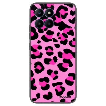 Picasee silikonowe czarne etui na Honor 70 Lite - Pink Tiger