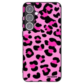 Picasee silikonowe czarne etui na Samsung Galaxy S24+ S926B 5G - Pink Tiger
