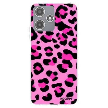 Picasee silikonowe przeźroczyste etui na Xiaomi Redmi 12 5G - Pink Tiger
