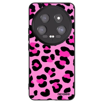 Picasee silikonowe czarne etui na Xiaomi 14 Ultra - Pink Tiger