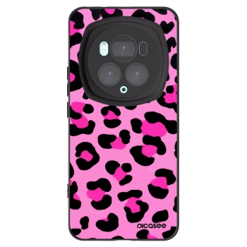 Picasee silikonowe czarne etui na Honor Magic6 Pro - Pink Tiger
