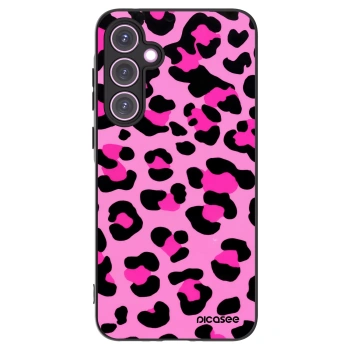 Picasee silikonowe czarne etui na Samsung Galaxy A35 5G A356B - Pink Tiger