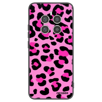 Picasee silikonowe czarne etui na Realme 12 Pro 5G - Pink Tiger