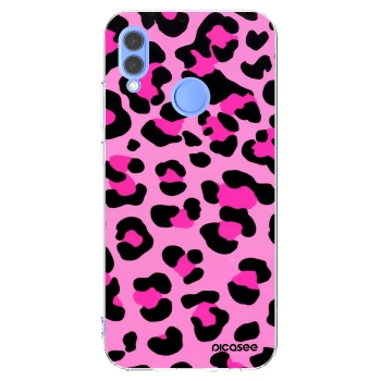 Picasee silikonowe przeźroczyste etui na Huawei P Smart 2019 - Pink Tiger