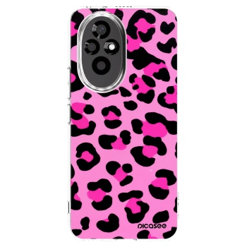 Picasee silikonowe przeźroczyste etui na Honor 200 Pro 5G - Pink Tiger