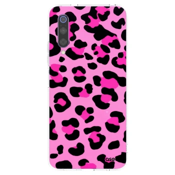 Picasee silikonowe przeźroczyste etui na Xiaomi Mi 9 - Pink Tiger