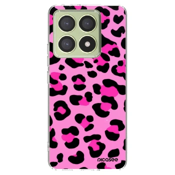 Picasee silikonowe przeźroczyste etui na Xiaomi 14T - Pink Tiger