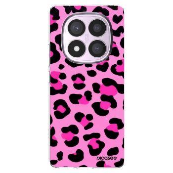 Picasee silikonowe przeźroczyste etui na Xiaomi Redmi Note 14 Pro 5G - Pink Tiger