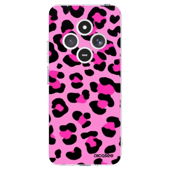 Picasee silikonowe przeźroczyste etui na Xiaomi Redmi 14C - Pink Tiger